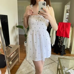 White (polka dot) Forever21 dress